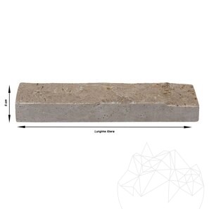 Travertin Noce Scapitat, 5 cm x LL x 2.2 cm