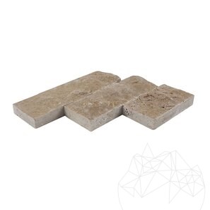 Travertin Noce Scapitat, 7.5 cm x LL x 2.2 cm