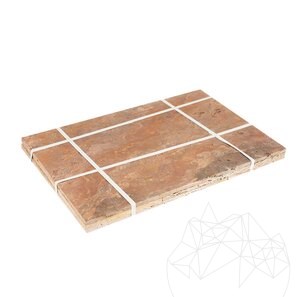 Travertin Peach Cross Cut French Pattern Set Periat, 1.2 cm