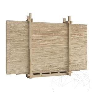 Travertin Royal Walnut Vein Cut Polisat, 61 x 30,5 x 1,2 cm