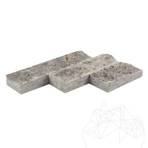 Travertin Silver Scapitat, 5 cm x LL x 2.2 cm