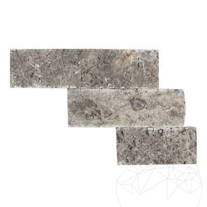 Travertin Silver Scapitat, 5 cm x LL x 2.2 cm
