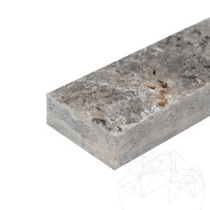 Travertin Silver Scapitat, 5 cm x LL x 2.2 cm
