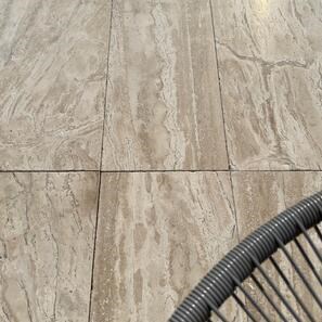 Travertin Striato Chituit & Periat, 61 x 30.5 x 3 cm