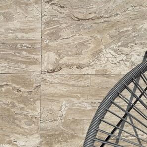 Travertin Striato Antichizat, 61 x 40.6 x 3 cm