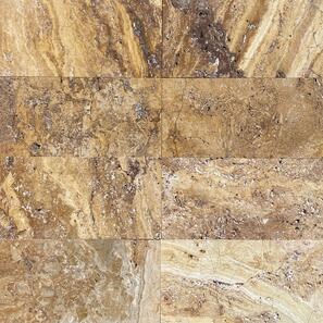 Travertin Yellow Cross Cut Periat, 61 x 30,5 x 1,2 cm