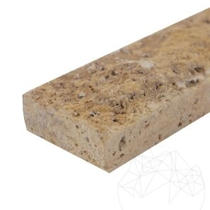 Travertin Yellow Scapitat, 5 cm x LL x 2 cm