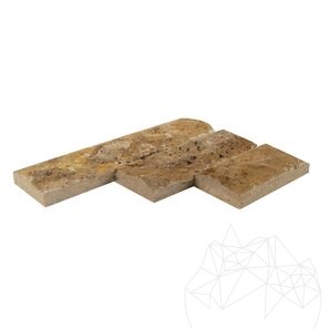Travertin Yellow Scapitat, 7.5 cm x LL x 2 cm