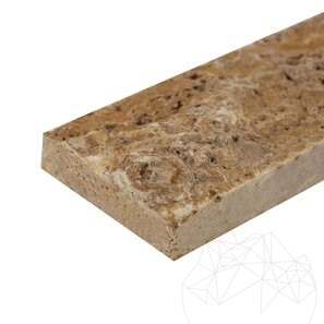 Travertin Yellow Scapitat, 7.5 cm x LL x 2 cm