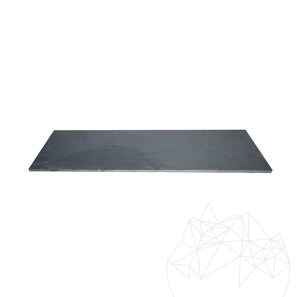 Treapta Ardezie Nero Natur, 120 x 33 x 2 cm