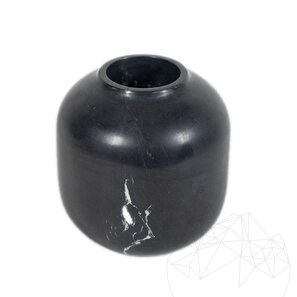 Vaza Decorativa Autograph-Bari Marmura Nero, 20 x 19 cm