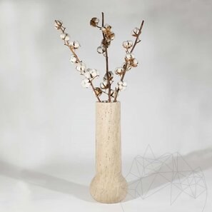 Декоративная ваза Autograph-Milano Travertine Classic, 50 x 20 x 10 см
