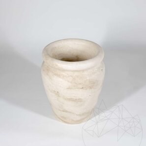 Vaza Decorativa Autograph-Roma Travertin Classic, 30 x 25 x 25 cm
