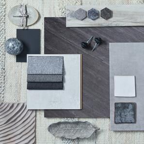 Marmura Ceppo Grey French Pattern Set Periat si Daltuit, 1.2 cm