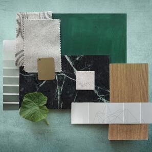 Marmura Rainforest Green Polisata, 61 x 30.5 x 1 cm