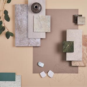 Travertin Peach Cross Cut Periat si Daltuit, 15 x 30.5 x 3 cm