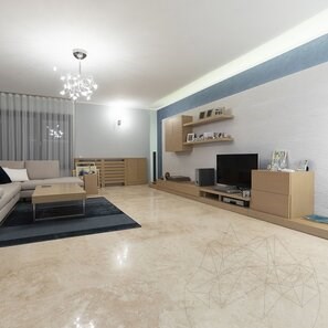 Травертин Classic PREMIUM Cross Cut полированный, 122 x 61 x 1,2 см