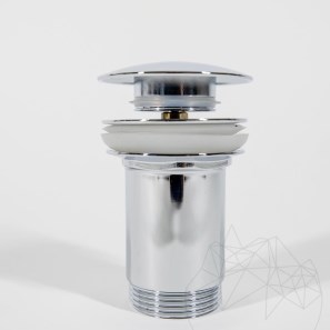 Клапан для умывальника Alca Plast click/clack (хромированная латунь, 5/4&quot;, без перелива, большая пробка)
