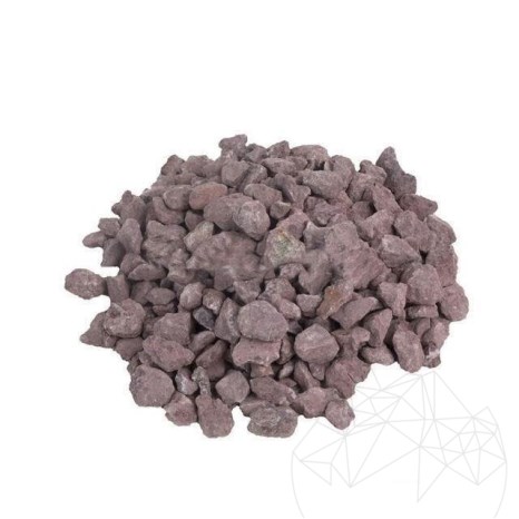 Декоративная мозаика из красного атласского мрамора, 10-15 мм KG