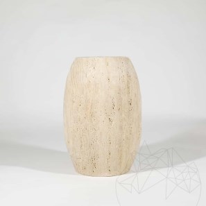 Vaza Decorativa Autograph - Pisa Travertin Classic, 30 x 20 x 20 cm
