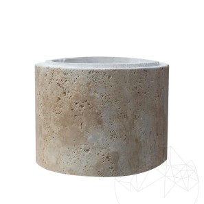 Coloana Romano Modulara Travertin Classic Natur, H: 30cm x D: 42 cm