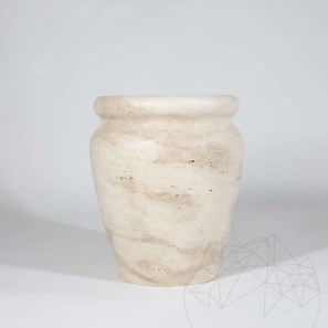 Vaza Decorativa Autograph-Roma Travertin Classic, 30 x 25 x 25 cm