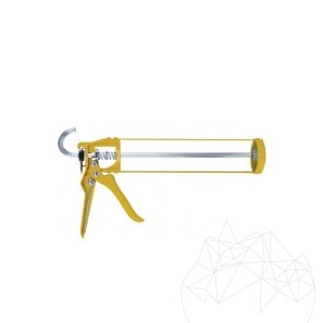 Pistol silicon, galben  (cartus 290 ml)