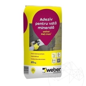 Adeziv pentru sisteme de izolatie termica -  Weber P40 max
