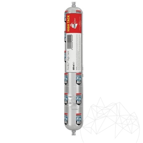 Adeziv ardezie flexibila - Soudal FIX ALL High Tack Negru - 600 ml (folie)