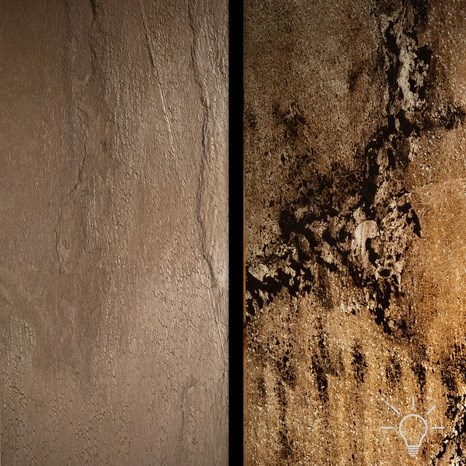 Ardezie Flexibila Translucida SKIN 2mm  - Auburn, 210 x 105 cm | Iluminare Ambientala, Interior & Exterior
