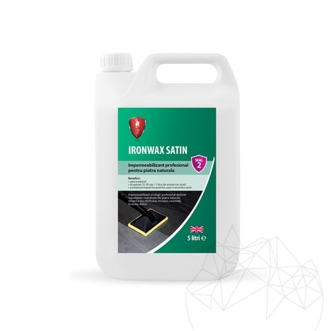 LTP Profesional Ironwax Satin - Impermeabilizant cu efect satinat, pt. piatra naturala, 5 L
