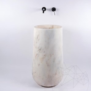 Раковина Tao Palos - мрамор Arabescato Oro, 40 x 85 см