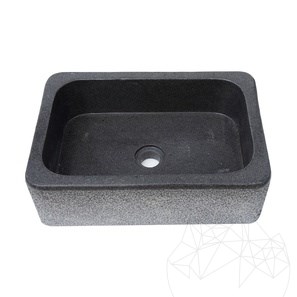 Раковина из гранита Matia Black Panther