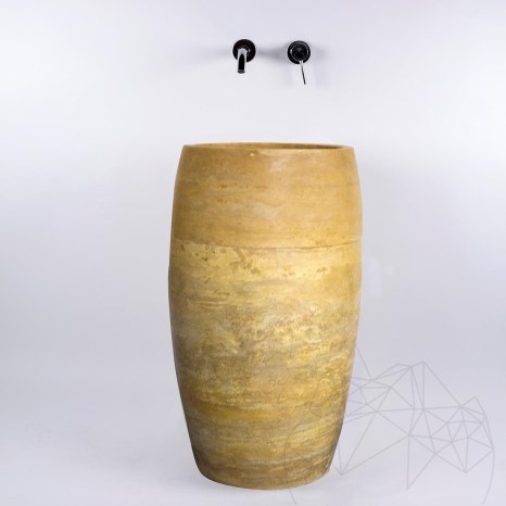 Chiuveta Tao travertin yellow SP-22, 82 x 48 cm