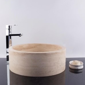 Раковина Matia travertine Classic RS-22, 42 см x 15 см