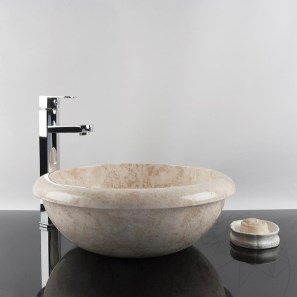 Раковина из мрамора Matia Cappucino RS-19