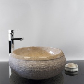 Раковина Matia, мрамор Crema Royal RS-24