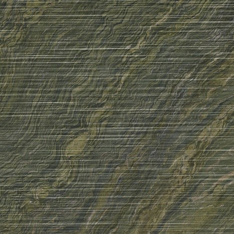 Lastra Granit Rainbow Green Lineal Design 2CM