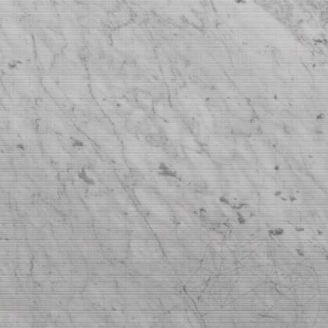 Lastra Marmura Carrara White Canvas Design 2CM