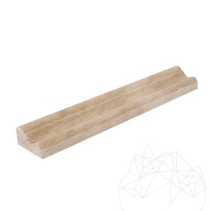 Bagheta M17 Travertin Classic, 2.5 x 5 x 30.5 cm