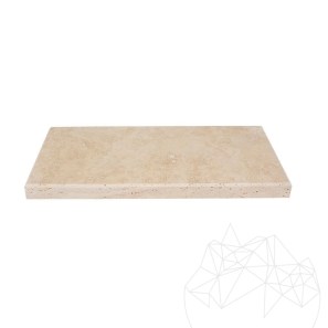 Etajera/Raft Travertin Classic Cross Cut, 30 x 14.5 x 2 cm