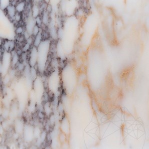 Marmura Arabescato Violet Polisata, 60 x 30 x 2 cm (Translucida)