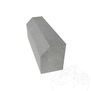 Bordura Bazalt Black Beauty, 10 x 15 x 50 cm (Bizot 2 cm 1L)