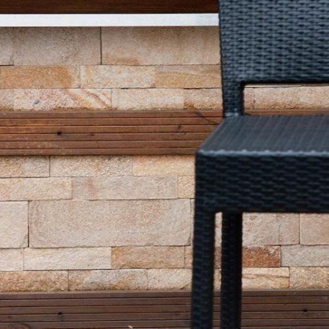 Ardezie Rhodos Natur, 10 cm x LL | Piatra Decorativa - Placari Verticale, Exterior-Interior
