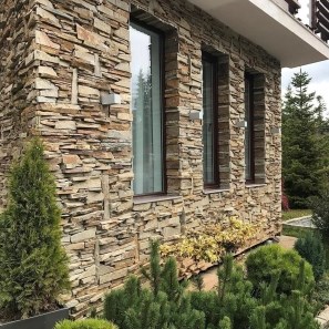 Ardezie Homa 3D Strips | Piatra Decorativa pt. Placari Verticale, Exterior-Interior (10-12/palet)
