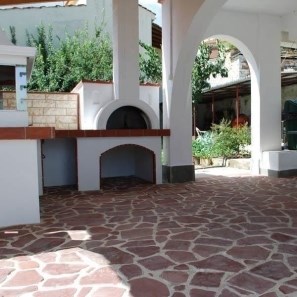 Sandstone Poligonal Rosu Vidin (1 mp = 20-25 buc)