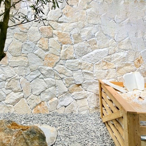 Marmura Poligonala Rock Face Vintage Thasos