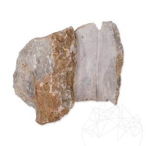 Marmura Poligonala Rock Face Grey (Coltar)