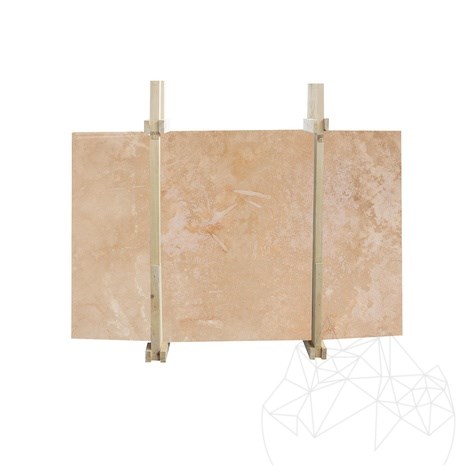 Lastre Travertin Classic Cross Cut Mat & Chituit, 3 cm