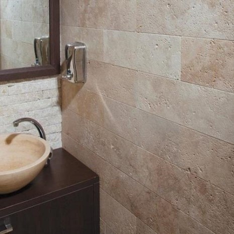 Травертин Classic Cross Cut Brushed, 10 x 30,5 x 1 см